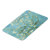 Witte amandelbloesem door Vincent Van Gogh Magneet (Linkerzijde)