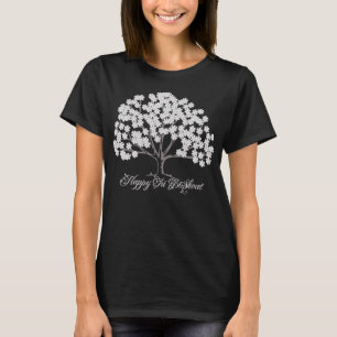Witte amandelboom Tu B'shevat T-shirt