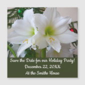 Witte amaryllis en kerstboom (Voorkant)