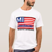 Witte Amerikaanse T-Shirt (Voorkant)
