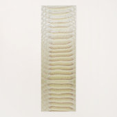 Witte anaconda huidpatroon yogamat (Achterkant)