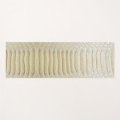 Witte anaconda huidpatroon yogamat (Voorkant (horizontaal))
