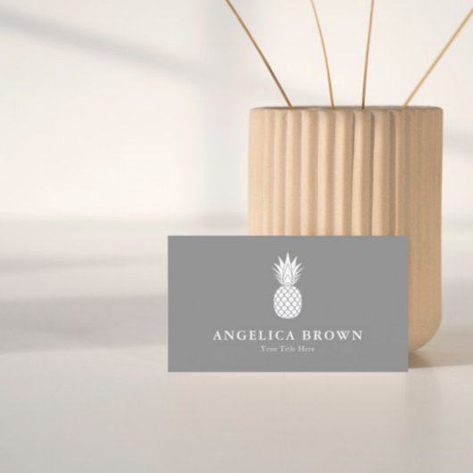 Witte ananas Visitekaartje