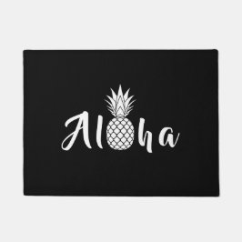 Witte ananasappel Hawaiian Aloha Doormat Deurmat
