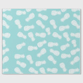 witte ananassen op om het even welke kleurenachter cadeaupapier (Vlak)