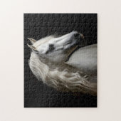 witte Andalusische hengst Legpuzzel (Verticaal)
