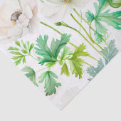 Witte anemonbloemen op room tissuepapier (Detail)