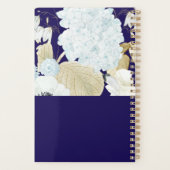 Witte Anemone Bloemen Bruiloft Nieuw Getrouwd Init Planner (Achterkant)