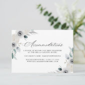 Witte Anemonen en Rozen Hotel Accommodaties Informatiekaartje (Staand voorkant)