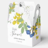 Witte Anemonen Spring Floral Boquet Vrijgezellenfe Bedankdoosjes (Geopend)