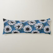 Witte anemontuin lichaamskussen (Voorkant)