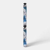 Witte anemontuin samsung galaxy hoesje (Linkerkant)