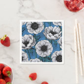 Witte anemontuin servet (Insitu)