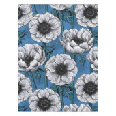 Witte anemontuin tafelkleed (Voorkant)