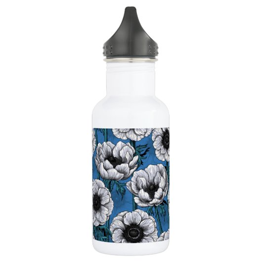 Witte anemontuin waterfles  (Links)