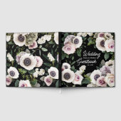 Witte Anemoon op Echte Zwarte Gastenboek (Volledig)