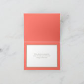 Witte Anemoon & Orchidee Boeket Bloemige Dankjewel Bedankkaart (Binnen)