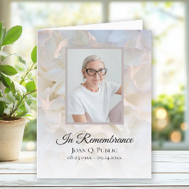 Witte Anjer Bloemen Begrafenis Sympathie Bedankkaart