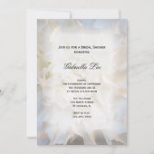 Witte anjer Floral Vrijgezellenfeest Kaart (Voorkant)