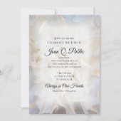 Witte Anjer Viering van het Leven Memorial Kaart (Voorkant)