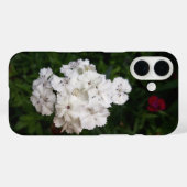 Witte anjerbloemen Case-Mate iPhone case (Achterkant (horizontaal))