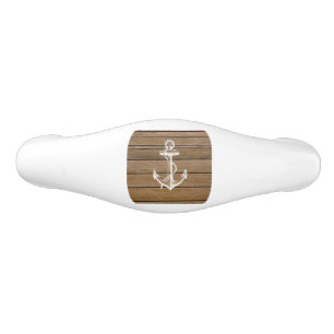 Witte anker roestbruin hout keramische ladegreep