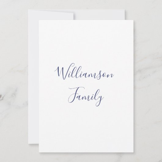 Witte annemonventilator bedankkaart (Achterkant)