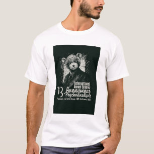 Witte Anonieme Psychoanalisten Teddy Bear Graphic T-shirt