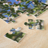 Witte appel bloesems legpuzzel (Zijkant)