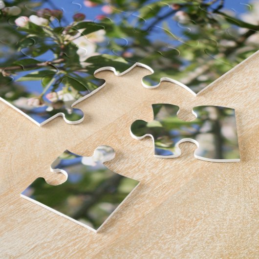 Witte appel bloesems legpuzzel (Zijkant)