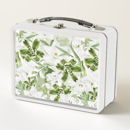 Witte Aquarel Bloemen 2 (Voorkant)