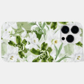Witte Aquarel Bloemen 2 Case-Mate iPhone Case (Achterkant (horizontaal))