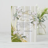 Witte aquarel Rozen geschilderd op Champagne Silk (Staand voorkant)