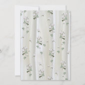 Witte aquarel Rozen geschilderd op Champagne Silk (Achterkant)