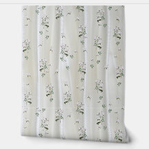 Witte aquarel Rozen geschilderd op Champagne Silk