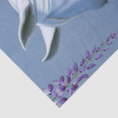 Witte Arabische hengst decoupage kunst Tissuepapier (Detail)
