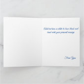 Witte Arctische Wolf Sneeuwklokbloemen Kaart (Binnen)