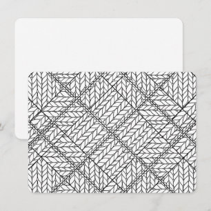 WITTE ARGYLE TRUI 4.5x6.25 Platte kaart / Horizont