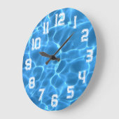 Witte Atletische Omtrek Grunge Nummer Zwembad Grote Klok (Hoek)