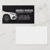 witte auto | Stuurprogramma Visitekaartje (Voorkant / Achterkant)