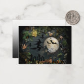 Witte avond notitiekaartje (Voorkant / Achterkant in situ)