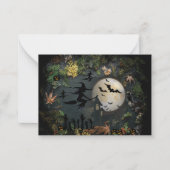 Witte avond notitiekaartje (Voorkant)