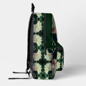 Witte Azalea bloem Abstract gepersonaliseerd Bedrukte Rugzak (Links)