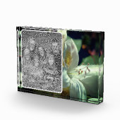 Witte azalea bloem Creëer uw eigen Fotoblokken (Rechts)