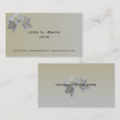 witte azalea bloem eenvoudige visitekaartjes. visitekaartje (Voorkant / Achterkant)