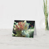 Witte Azalea bloem gepersonaliseerde notitie Kaart (Voorkant)