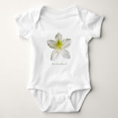 Witte azalea (moerashoning) romper (Voorkant)