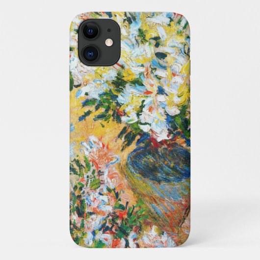 Witte Azalea's in een Pot Claude Monet bloemen kun Case-Mate iPhone Case (Achterkant)