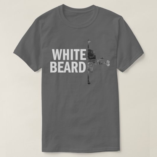Witte baard 1 t-shirt (Design voorkant)