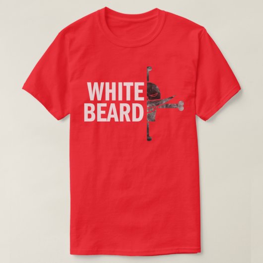 Witte baard 2 t-shirt (Design voorkant)